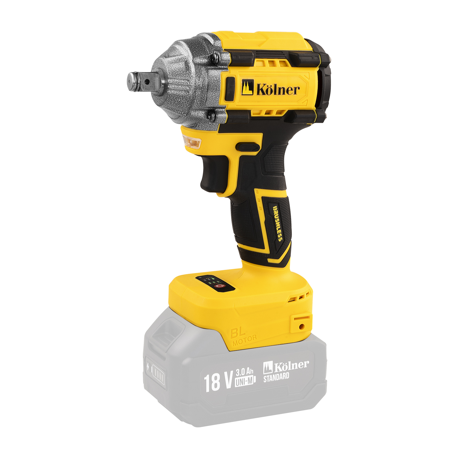 Гайковерт аккумуляторный Kolner KWI 18-280BLV, 18V UNI-M Standard в каталоге производителя электроинструмента Kolner