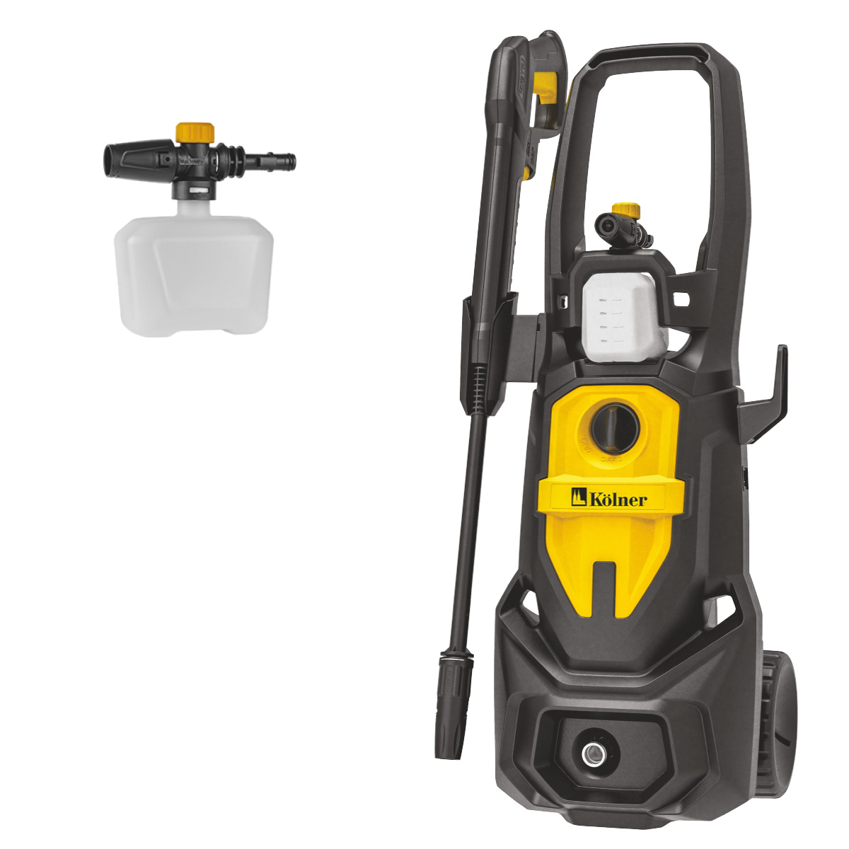 Мойка высокого давления Kolner K160, 2200 Вт, 160 Бар, 430 л/ч, шланг 8 м