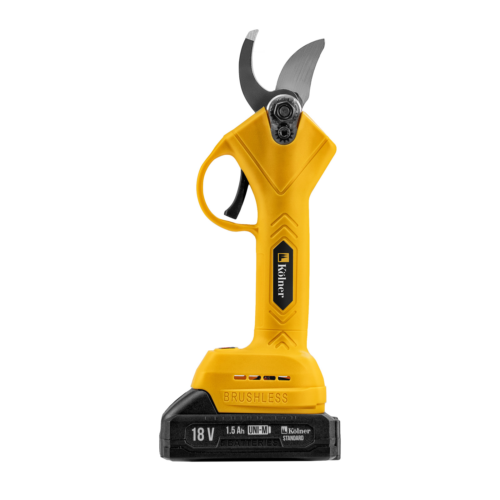 Фото Секатор аккум. Kolner KPR 18-30BL1K, 18V UNI-M Standard, с АКБ 1.5 А·ч и ЗУ, в кейсе