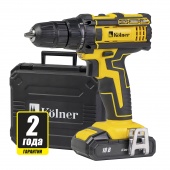 Cordless drill KOLNER KCD 18/2LC 