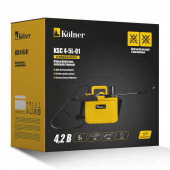 Изображение Опрыскиватель аккумуляторный Kolner KSC 4-5L-01 в каталоге Kolner