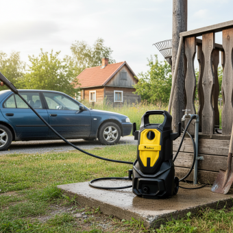 Мойка высокого давления Kolner K140, 1900 Вт, 140 Бар, 420 л/ч, шланг 6 м