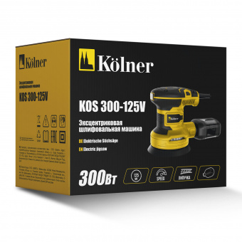 Машина шлифовальная эксцентриковая Kolner KOS 300-125V