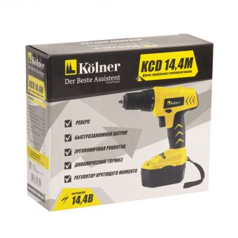 Cordless drill KOLNER KCD 14,4M