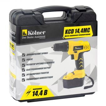 Cordless drill KOLNER KCD 14,4MС