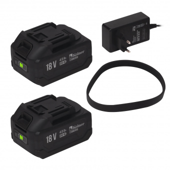 Изображение Снегоуборщик 18V UNI-M, 280 мм, (2х4.0 Ач, ЗУ, доп.ремень) Kolner KST 18-280-2 в каталоге Kolner