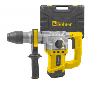 Перфоратор 3 режима, SDS-PLUS, 26 мм, 890 Вт, Kolner KRH 890С (кейс, смазка, набор оснастки)