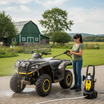 Мойка высокого давления Kolner K170, 2600 Вт, 170 Бар, 450 л/ч, шланг 8 м