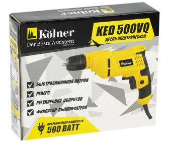 Electric drill KOLNER KED 500VQ