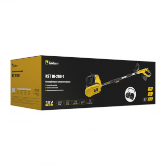 Изображение Снегоуборщик 18V UNI-M, 280 мм, (1х3.0 Ач, ЗУ, доп.ремень) Kolner KST 18-280-1 в каталоге Kolner
