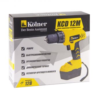 Cordless drill KOLNER KCD 12M