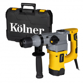 Перфоратор 3 режима, SDS-PLUS, 28 мм, 920 Вт, Kolner KRH 920С (кейс, смазка, набор оснастки)