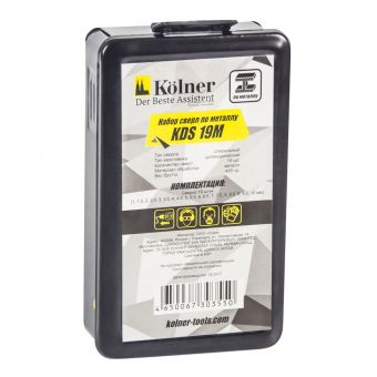Drills sets for metal KOLNER KDS 19M