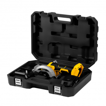 Изображение Пила дисковая аккум. Kolner KCW 18BL-125-1K, 18V UNI-M Standard, с АКБ 1х3.0 А·ч и ЗУ, в кейсе в каталоге Kolner