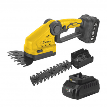 Изображение Ножницы- кусторез 18V UNI-M, 2в1, 2 насадки 13/22 см, Kolner KHT 18-220-1 (1х2.0Ач, ЗУ) в каталоге Kolner