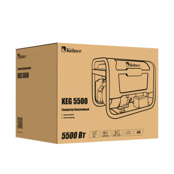 Изображение Генератор бензиновый Kolner KEG 5500 в каталоге Kolner
