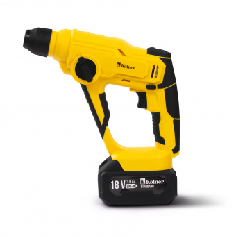 Изображение Перфоратор Kolner KBH 18-12-1K, 18V UNI-M Standard, с АКБ 3.0 А·ч, ЗУ, в кейсе в каталоге Kolner