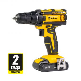 Cordless drill KOLNER KCD 14,4/2-2L