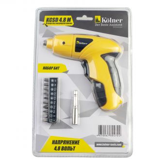 Cordless screwdriver KOLNER KCSD 4.8M