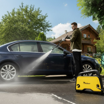 Мойка высокого давления Kolner K120M, 1400 Вт, 120 Бар, 380 л/ч, шланг 5 м