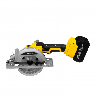 Изображение Пила дисковая аккум. Kolner KCW 18BL-125-1K, 18V UNI-M Standard, с АКБ 1х3.0 А·ч и ЗУ, в кейсе в каталоге Kolner