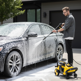 Мойка высокого давления Kolner K170F, 2200 Вт, 170 Бар, 480 л/ч, шланг 5 м