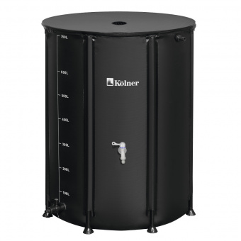 Изображение Бочка для воды 750л, черная армированная Kolner KWB 750B в каталоге Kolner